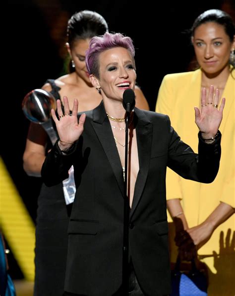 rapinoe tits|ESPYs 2019: Megan Rapinoe nipple exposed 